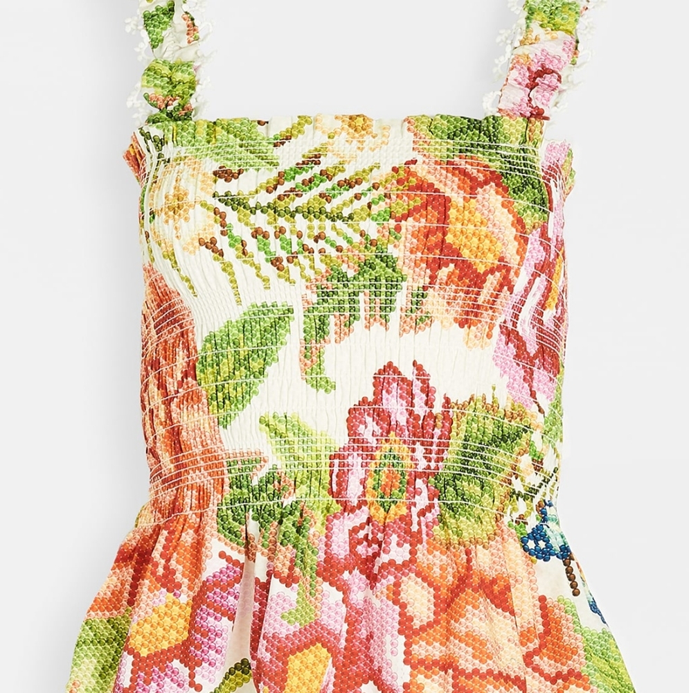 Farm rio vintage floral tank S NWOT